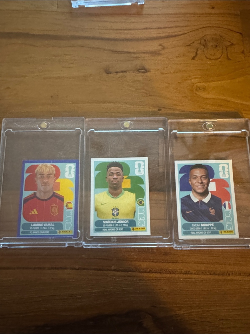 Panini World Cup Stickers- Yamal, Vini Jr, Mbappe